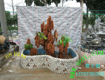 田园风格辟邪风水摆件/木化石假山流水喷泉/真石假山装饰热销产品