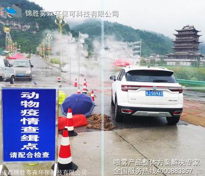 养殖场车辆消毒通道,公路动物防疫喷雾消毒设备