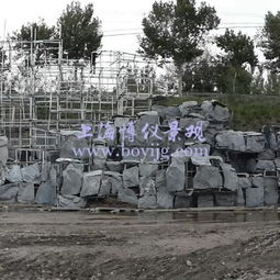 威海大塘金岩板拼装假山 上海博仪景观装饰设计的匠心之作