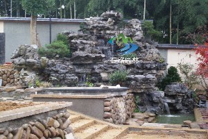 杭州假山专业市场 匠心筑造城市山水画卷